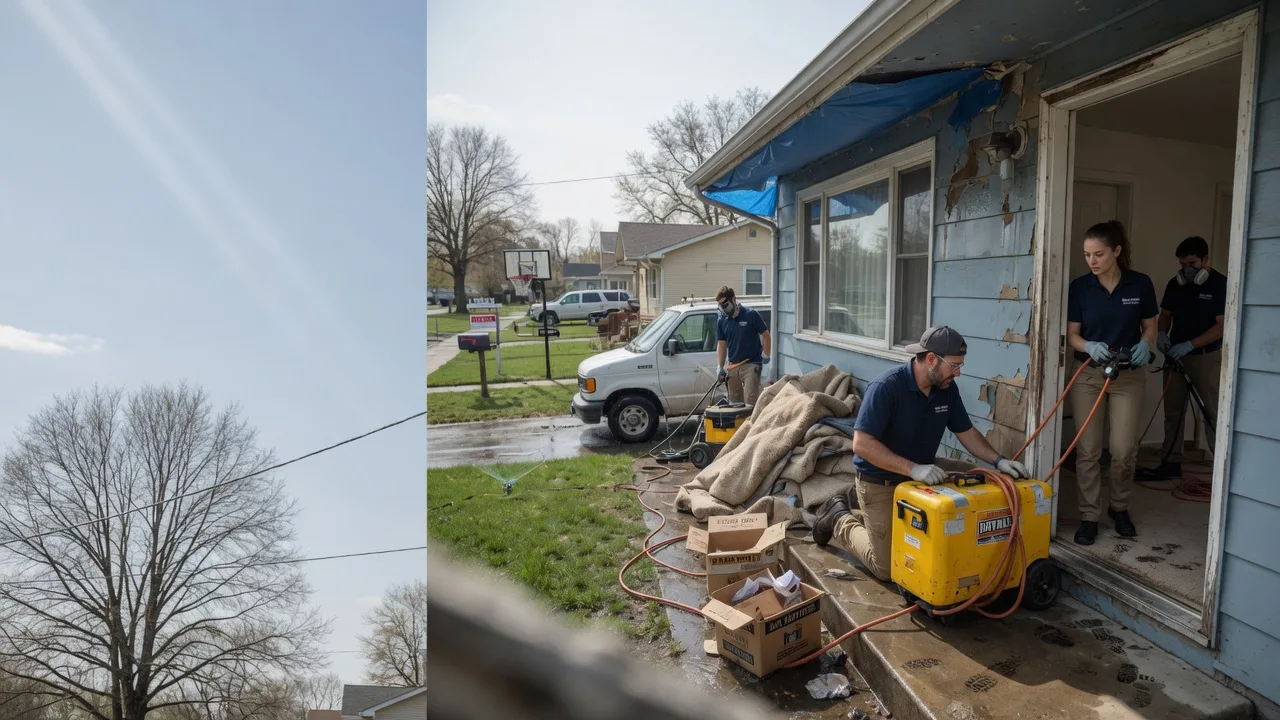 Basement Flood Cleanup in Colfax, WI near me